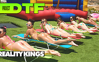 Twelve Be incumbent on The Hottest Pornstars In The Appositeness Get Together In A Huge House For A Dewy Orgy - Undeniably Kings
