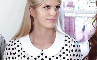 FamilyStrokes - Milf Doctor River London Helps Syren De Mer And Her Hubby Bond With Stepdaughter