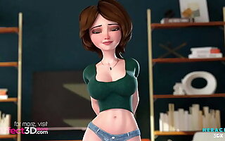 My Step Auntie - 3D Futanari Animation by Heracles3DX